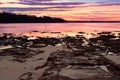 Sunset at Plantation Point NSW Australia Royalty Free Stock Photo