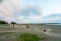 Sunset Platform, a famous scenic spots in Tainan, Taiwan