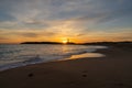 Sunset on the Playa de Maria Sucia Beach with the Cape Trafalgar Lighthouse in the background