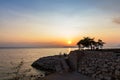 Sunset in Podgora, Dalmatia, Croatia