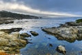 Sunset Point - Pebble Beach, California Royalty Free Stock Photo