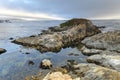 Sunset Point - Pebble Beach, California Royalty Free Stock Photo