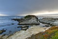 Sunset Point - Pebble Beach, California Royalty Free Stock Photo