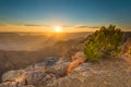 Sunset at Point Sublime, Grand Canyon National Park, AZ Royalty Free Stock Photo