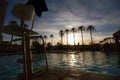 Sunset At The Pool In Las Vegas
