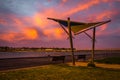 Sunset in Port Augusta, Australia