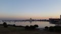 Sunset at port of Buceo, Uruguay