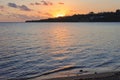 Sunset - Port Vila Royalty Free Stock Photo