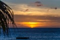 Sunset at the Porto Mari white sand Beach