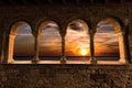 Sunset in Portovenere - Liguria Italy Royalty Free Stock Photo