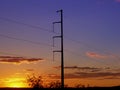 Sunset Powerlines