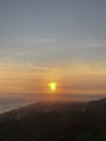 Sunset parangtritis beach
