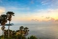 Sunset at Promthep cape, one of the most sunset viewpoint in Puket Thailand.