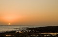 Sunset at Puerto Penasco, Mexico Royalty Free Stock Photo