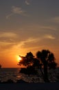 Sunset Punta Gorda Royalty Free Stock Photo