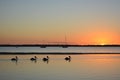 Sunset Rainbow Beach, Queensland, Australia Royalty Free Stock Photo