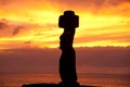 Sunset in Rapa Nui