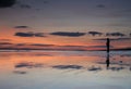 Sunset reflection Royalty Free Stock Photo