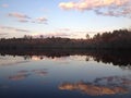 Sunset Reflection on the Pond
