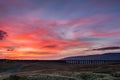 Sunset at Ribblehead Viaduct