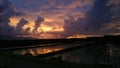 Sunset Ricefield, sawah, sabin