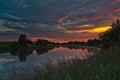 Sunset On The River