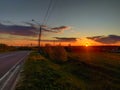 Sunset Road clouds