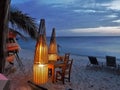 Sunset in Roatan Royalty Free Stock Photo