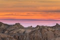 Sunset and rocks at Atacama desert Royalty Free Stock Photo