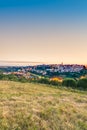 Sunset in Rodez, France Royalty Free Stock Photo