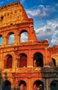 Sunset of Rome Colosseum Royalty Free Stock Photo