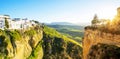 Sunset in Ronda, Andalusian landscape