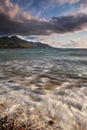 Sunset at Rossbeigh beach.