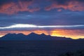 Sunset, Rum, Inner Hebrides, Scotland