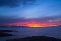 Sunset, Rum, Inner Hebrides, Scotland