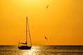 Sunset Sail Royalty Free Stock Photo