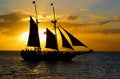 Sunset Sail II Royalty Free Stock Photo