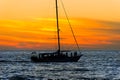 Sunset Sailboat Party Royalty Free Stock Photo