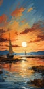 Sunset Sails: A Vibrant And Detailed Painting Of A J 80 In Provincetown Harbor