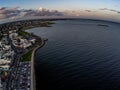 Sunset at Salthill beach