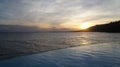 Sunset in Samana, Dominican Republic. Royalty Free Stock Photo