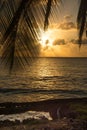 Sunset at San Andres Island Royalty Free Stock Photo