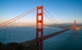 Sunset San Francisco Golden Gate Bridge Pacific Ocean West Coast