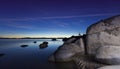 Sand Harbor Sunset Royalty Free Stock Photo