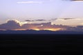 Sunset in the Sangre De Cristo Mountains. Royalty Free Stock Photo