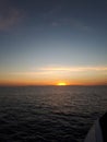 Sunset on Sawu Island, NTT Indonesia Royalty Free Stock Photo