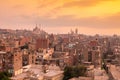 sunset scenery at Cairo Egypt Royalty Free Stock Photo