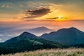 Sunset scenery of Taipei Royalty Free Stock Photo