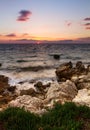 Sunset sea Croatia