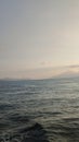 Sunset on the sea larantuka East Nusa Tenggara beautiful